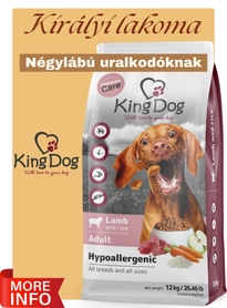 King Dog Hypoallergenic Lamb and Rice eledel