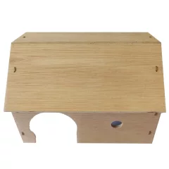 Rágcsáló ház hörcsögnek sátortetős 15x13xh9,8cm