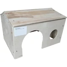 Rágcsáló ház hörcsögnek sátortetős 15x13xh9,8cm