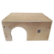 Rágcsáló ház hörcsögnek lapostetős 15x11xh7,2cm