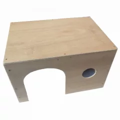 Tatti nyúl házikó lapostetős 34x25x20,5cm