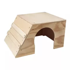 Tatti tengerimalac házikó lépcsős 24x19xh13cm