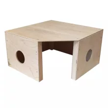 Tatti tengerimalac sarok házikó nagy 22x22xh13cm