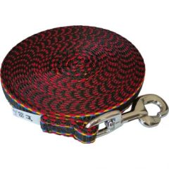   BB Perlon fekete mintás nyomkövető póráz 10méter x 15mm