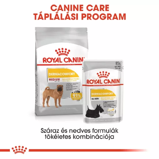 Royal Canin Medium Dermacomfort 12kg száraz kutyatáp