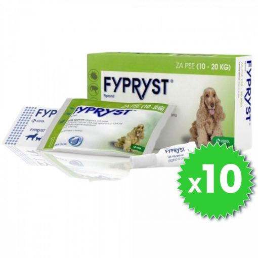 Fypryst SpotOn 10-20kg 10db kutyának Bolha és Kullancsírtó Csepp