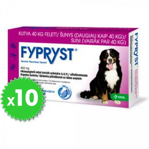 Fypryst SpotOn 40kg felett 10db kutya bolha-kullancsírtó csepp