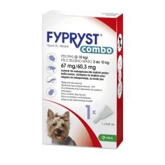   Fypryst Combo 2-10kg kutya bolha, kullancs és atka írtó csepp