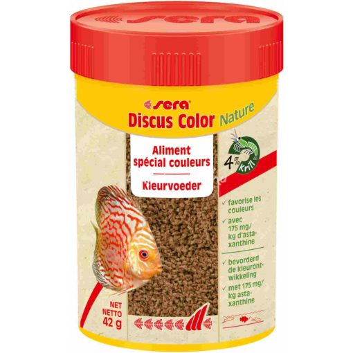 Sera-Discus-Color-Red-100ml-diszkoshal-eledel