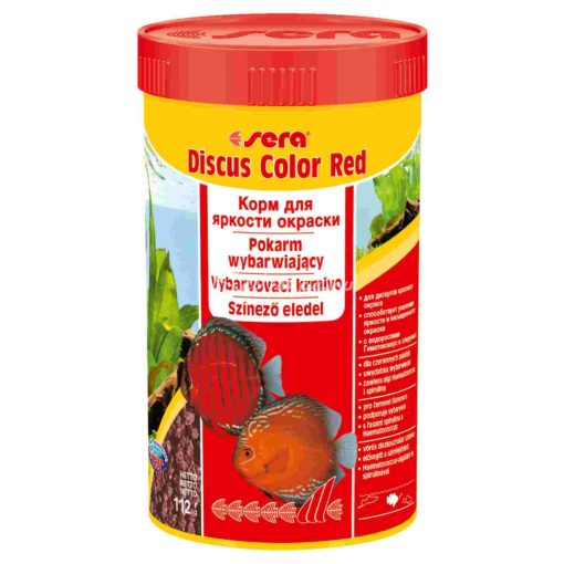 Sera-Discus-Color-Red-250ml-diszkoshal-eledel