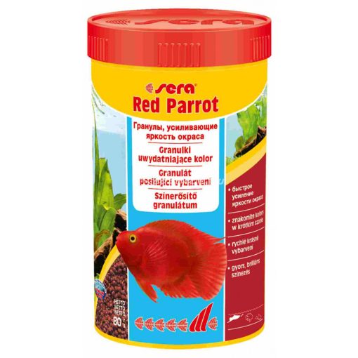 Sera Red Parrot Papagáj Sügér eledel 250ml