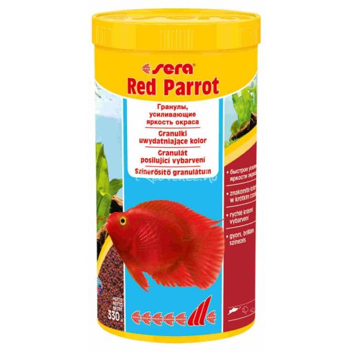 Sera Red Parrot Papagáj Sügér eledel 1000ml