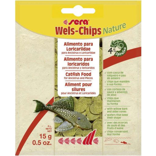 Sera Catfish Chips Nature 15g tablettás díszhal eledel