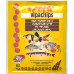   Sera Vipachips Nature Tablettás Díszhal eledel 15g zacskós
