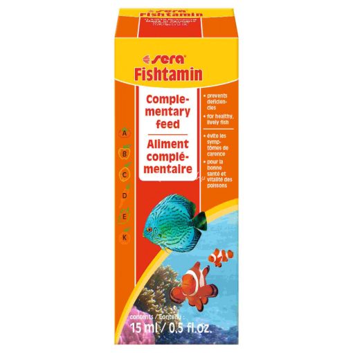 Sera Fishtamin Vitamin Díszhalaknak 15ml
