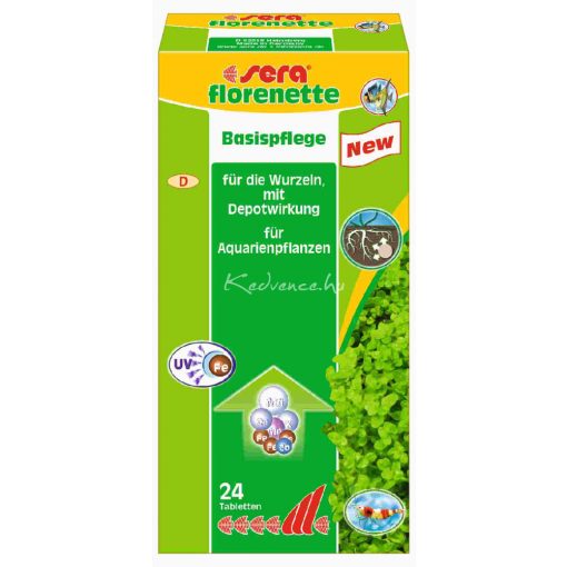 Sera Florenette A növénytáp 24 tabletta-480 liter vízhez