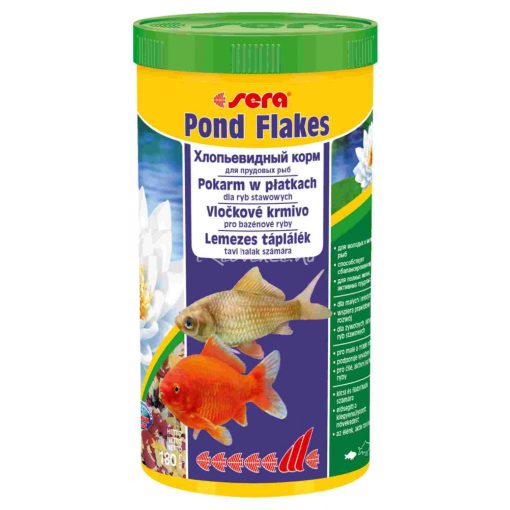 Sera-Pond-Bio-Flakes-Lemezes-Tavi-Haltáp-1L