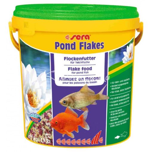 Sera-Pond-Bio-Flakes-Lemezes-Tavi-Haltáp-10L