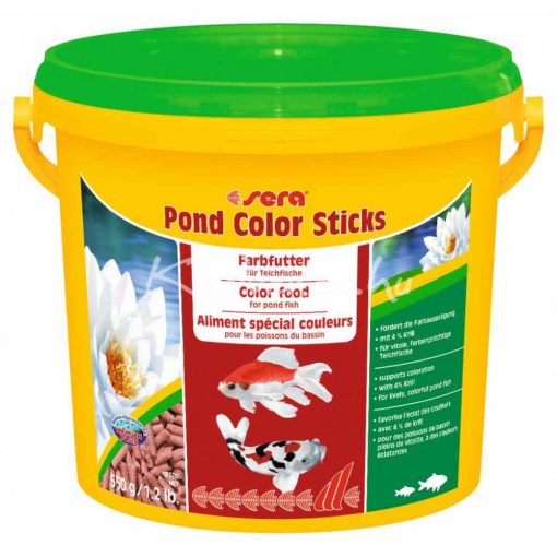 Sera Pond Color Sticks Tavi Haltáp 3800ml