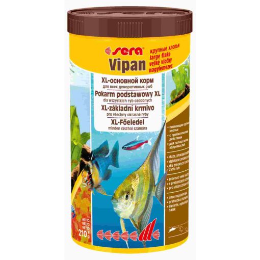 Sera Vipan Nature (Nagylemezes) Díszhal eledel 1 Liter