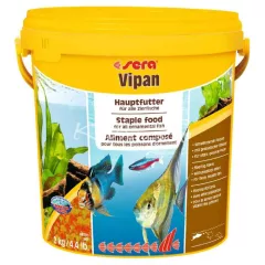 Sera Vipan Nature (Nagylemezes) Díszhal eledel 10 Liter 2kg