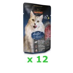 Leonardo bivalyhús áfonyával nedves macskaeledel 16x85 g