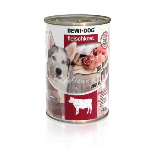 Bewi-Dog Színhús marhahúsban gazdag konzerv 400 g