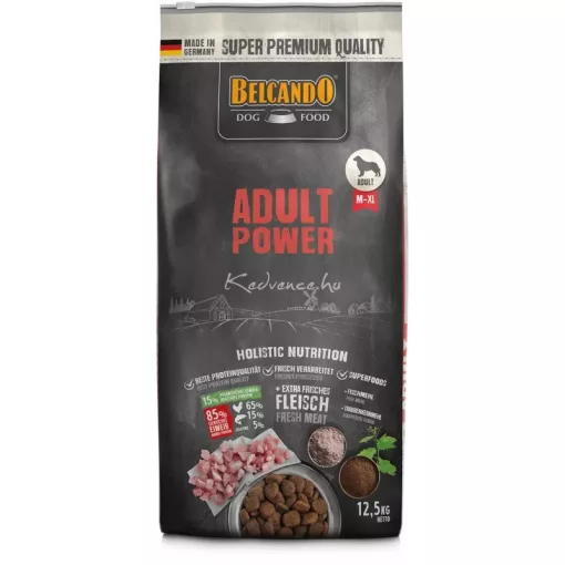 Belcando Adult Power 12,5kg friss hússal száraz kutyatáp