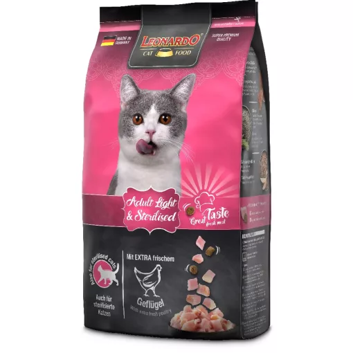 Leonardo-Adult-Light-2kg-száraz-macskaeledel