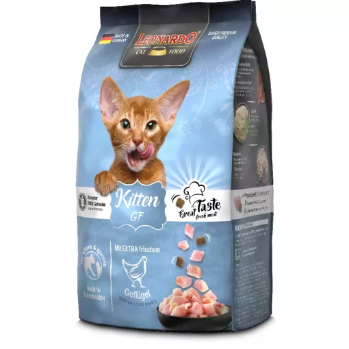 Leonardo Kitten GF 0,3 kg friss hússal kölyök macska száraz táp