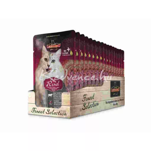 Leonardo Marhahúsban gazdag 85g Finest Selection macskatáp