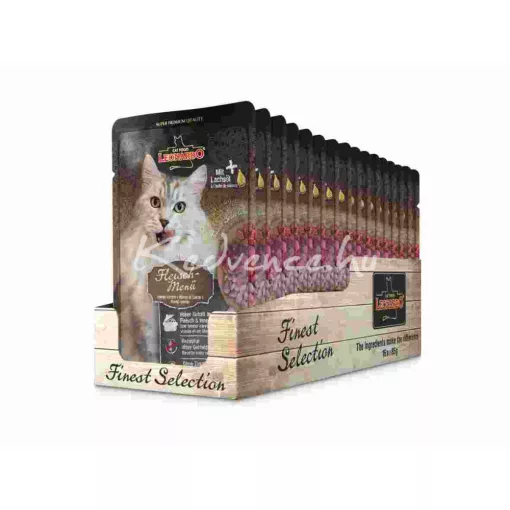 Leonardo Hús Menü 85g Finest Selection macskatáp