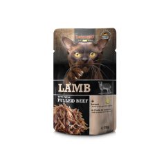 Leonardo bárány+extra tépett marhahússal 70g macskatáp