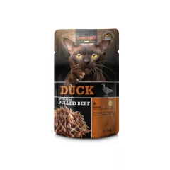 Leonardo kacsa+extra tépett marhahússal 70g macskatáp