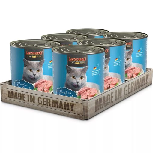 Leonardo tengeri halban gazdag 800g konzerv macskaeledel