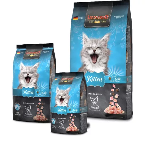 Leonardo Kitten Csirkehúsban gazdag 7,5kg cica eledel