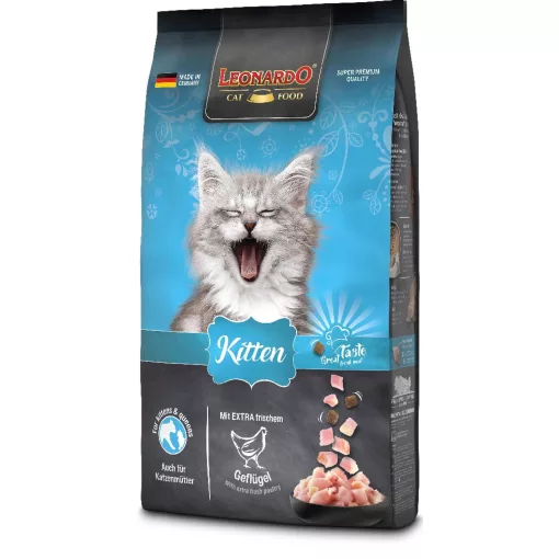 Leonardo Kitten Csirkehúsban gazdag 7,5kg cica eledel