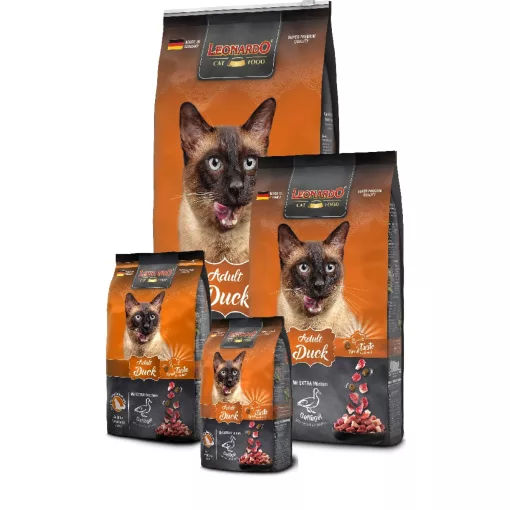 Leonardo-Adult-Sensitive-Kacsa-15kg-száraz-macskaeledel