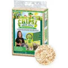Chipsi préselt forgács zöldalmás 60l