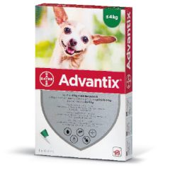 Advantix spot on 4kg alatti kutyáknak 4 x 0,4ml