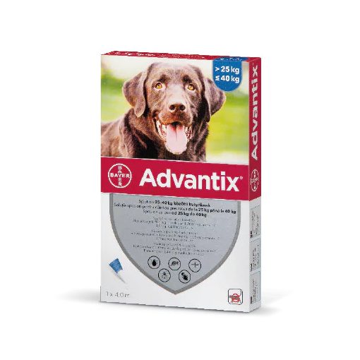 Advantix spot on 25-40kg közötti kutyáknak 4 x 4ml
