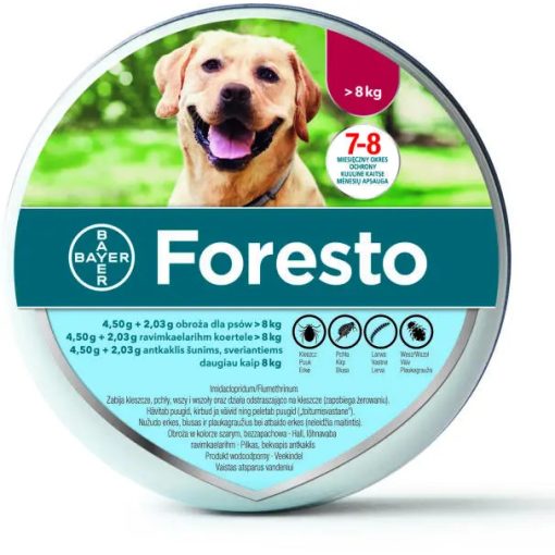 Foresto-kullancs-és-bolhanyakörv-8kg-feletti-kutyának