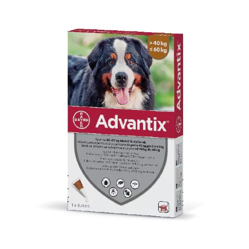 Advantix spot on 40-60kg közötti kutyáknak 4 x 6ml
