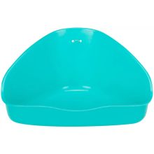 Trixie sarok alomtál hörcsögöknek 16x7x12/12cm - kék