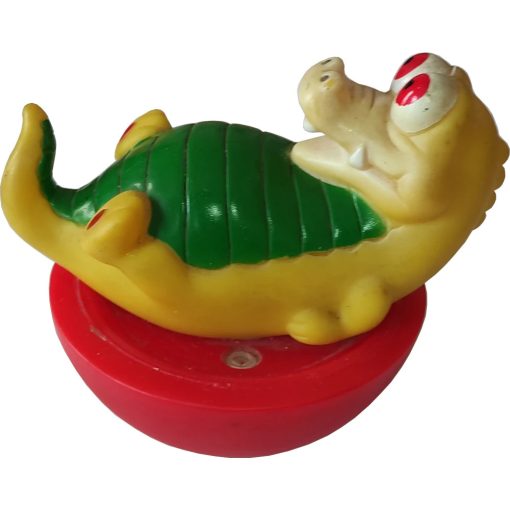 Billegő sípoló játék krokodil