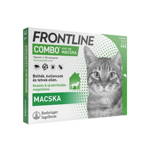 Frontline spot combo macska - 3x1pipetta