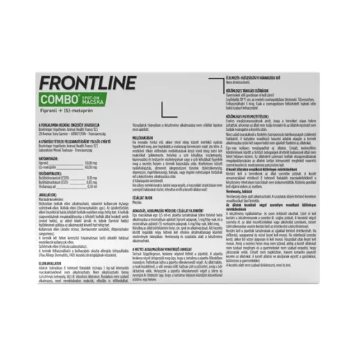 Frontline spot combo macska - 3x1pipetta