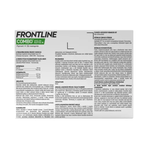 Frontline spot combo dog M kutya 10-20kg - 3x1pipetta