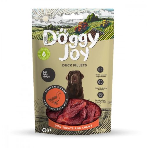 Doggy Joy Kacsahúsfilé darabok  közép és nagytestű kutyának 90g