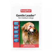 Beaphar Gentle Leader Fejhám-Közepes Méretű Kutyára-piros